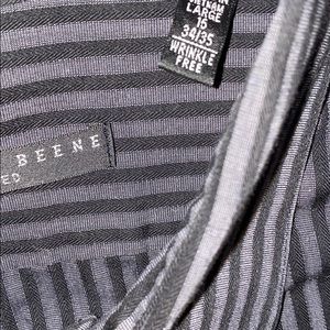 Button up strip shirt